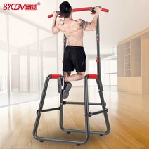 턱걸이 운동기구 치닝디핑 홈 피트니스 6단계 발패드, 18 럭셔리 모델 블랙 6단3단 조절