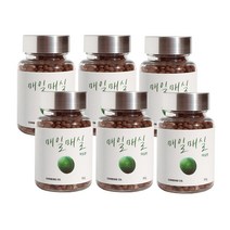 국내산 무농약 황매실로 만든 매일 매실환 6개월분, 6개, 80g