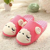 양 여성 발편한 털 슬리퍼 사무용 귀여운, 44, 브라운