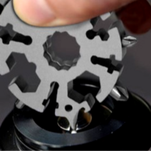 슈어원 휴대용 스테인레스 정비 수리 렌치 스패너 드라이버 멀티툴 2.0, 블랙