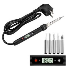 DIY 조각인두 우드버닝툴 온도조절 인두기 세트, 80W-8개 세트