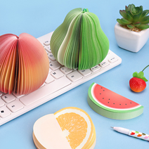 메모지/사무용품/문구/맛있는/4종 디자인/과일 메모지/포스트잇/떡메모지/입체메모지, 딸기