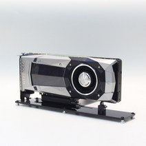 그래픽 카드 수직 설치 브래킷 연장선 컴퓨터 PCI-E, [01] 검은색 아크릴 A형