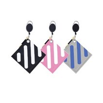 씨지골프 골프타올 릴 와이어 클리너 타올 골프악세사리, 핑크