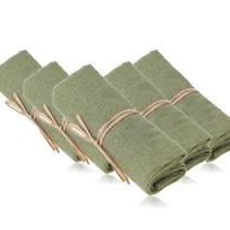 The Body Shop Exfoliating Body Polisher Skin Towel Green 더바디샵 엑스폴리에이팅 바디 폴리셔 스킨 타올 그린 0.05 lbs 23g 1, 5팩