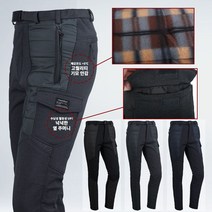 겨울 액티브 스트레치 부분 패딩 바지