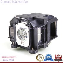 업소용빔프로젝터 미니프로젝터 가정용프로젝터 Epson-ELPL67 용 프로젝터 램프 H428A H430A 1261W eh-tw48, 한개옵션0