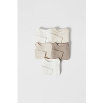 자라 ZARA 키즈 베이비 프린트 바디수트 5장 세트 222753267
