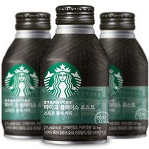 스타벅스 파이크 플레이스 스위트 블랙 275mlx6캔 ~, 상세페이지 참조, 275ml