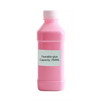 도자기 전사지 클레이 아트 세라믹 안료 350ml 는 접착제를 찢고 흰색 접착제 37
