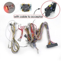 레트로 게임기 아케이드 와이어 박스 오락기 오락실 고전, with acceptor cable
