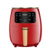 튀김기 가정용 뉴타입 다용도 에어프라이어 4.5L 데크오븐, T01-빨간색
