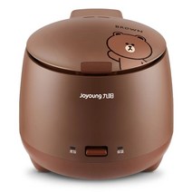 멀티압력쿠커 스테인레스 스마트 전기냄비 F181 Joyoung 밥솥 220V 전기 멀티 쿠커 가정용 일본식 1.5L 비 스틱 죽 스튜 스팀 포트, 02 Brown_01 220-240V_01 EU