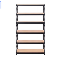 스피드랙 V2 선반 6단 1200 x 500 x 2100 mm, 블랙(앵글)