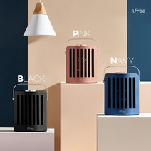 아이프리 미니 온풍기 저소음 PTC 히터, 네이비