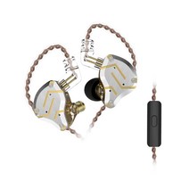 KZ ZS10 pro 이어폰 땀 방지 하이브리드 기술 유선 스포츠 이어 버드 휴대용 워킹 헤드셋 사운드 음악 핸즈프리 조깅 라이트 블루 (마이크 포함), 유형10, 유형9