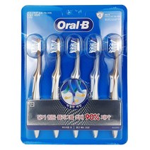 오랄비 크로스액션 프로엑스퍼트 탁월한세정(5입) 인디케이터칫솔모 어금니뒷쪽 전문, 1, 본상품선택