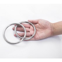 헤비 듀티 용접 라운드 링 M3-M10 부드러운 솔리드 O 304 스테인레스 스틸 해양 보트 해먹 요가 걸이식, 16 M8x50mm(1pcs)