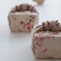 제이홈 꽃무늬 면보자기 SET, 와인5장, 5장