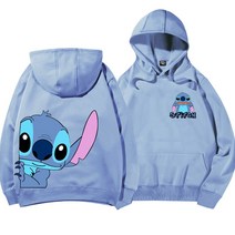 스티치 후드 디즈니 만화 캐릭터 커플 우정 티