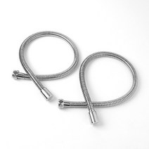 줄꼬임방지 샤워기호스 2p세트 60cm 욕실 샤워줄, 색상:옵션없음