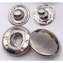 [레브] 의류 부자재 예쁜 단추 원목 진주 보석 셀프 리폼 재료 28, 10mm 50set, 은