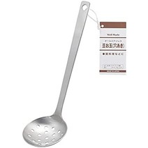 [정품] takagi well made all 스테인레스 스틸 콩 국자 구멍 태그 made in Japan, 구멍 뚫린 콩국자