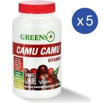 그린플러스 카무카무 비타민C 120정 Greens+ Camu Camu Vitamin C, 5개