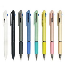 직장인 필기구 파스텔 컬러 저점도심 몽글3색펜 볼펜구입 사무용3색펜 볼펜, 블루