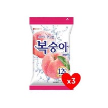 롯데 복숭아캔디 153g 3개 심심풀이 사무실간식 탕비실사탕 유아간식 군것질 졸음방지, 5개