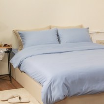 디저트 마이크로화이버 이불커버, 애쉬블루