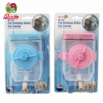 퍼셀 철망고정 물병220CC/블루(DY-32)-강아지, 단품
