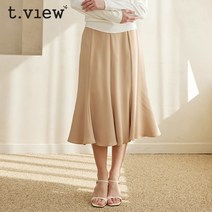 티뷰 8쪽밴딩플레어스커트_V3A-VSK024