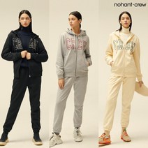 [Nohant Crew] 노앙 22 FW 여성 장기모 집업 세트 2종