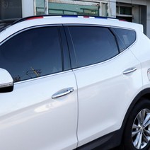 [JS AUTOMOTIVE] 싼타페DM 싼타페더스타일 루프렉 천장지붕 튜닝 몰딩 엠블럼 랩핑스티커 인테리어 데칼가니쉬 용품, 화이트, 독일