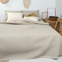 천솜이 [천솜이] 이네스 초고밀도면 100수 피그먼트 사계절 알러지케어 순면침대패드(D/Q), 퀸/그레이, 그레이