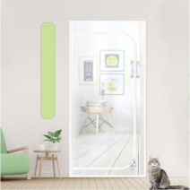 YYG 방묘문 방묘창 고양이방충망 베란다 현관문 고양이울타리 안전문 펫도어 방충문 소동물 안전보호, U블랙