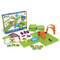 학습 리소스 LER2831 STEM-Code & Go 로봇 마우스 활동 세트 멀티 컬러, 단일옵션, 단일옵션