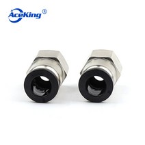 콤비락 파이프 스텐 모듈 앵글 컨넥터 PCF 공압 가스 튜브 내부 스레드 스트레이트 퀵 플러그 커넥터 pcf6-, 05 PCF6-01