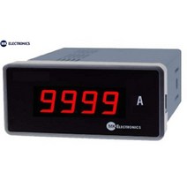 9999 표시레인지 DC 5A까지 측정 지시형 디지털 판넬메타 직류전류계 CDA-132A, DC12V~24V, 50mV