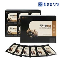종근당건강 흑마늘진액 골드 80mL 60포 (2개월분) 쇼핑백포함, 5박스