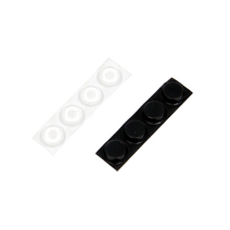 3M 범폰 미끄럼방지 패드(12.7x3.5mm 4개들이 1세트), [H25] 투명(12.7x3.5mm), 1개