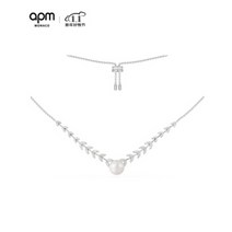 미니 진주 목걸이 모나코 여성 쇄골 체인 꽃잎 펜던트 기질 패션 쥬얼리 보석 아내 생일 선물 새해 첫날 선물 여자 친구와 여자 결혼 기념일 선물