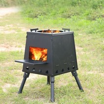 더준 불멍화로대 우드스토브 장작화로대, 1개