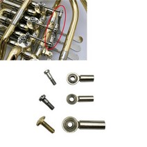 비파 악기 나사가 있는 범용 조인트 플랫 키 유포늄 테너 혼 교체 음악 부품 액세서리, 26mm