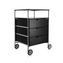 카르텔 Kartell 2020L8 이동식 컨테이너(서랍 4개 포함) Fumé 152226