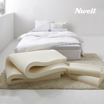 느웰 천연라텍스 베개세트 미디움 (5cm SS), 슈퍼싱글(SS)/면커버_E타입