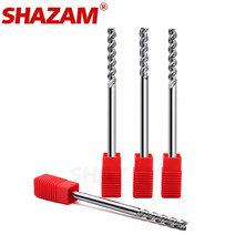 드릴비트세트 스텐 십자 콘크리트 밀링 커터 합금 코팅 텅스텐 강철 도구 Hrc55 알루미늄 Cnc 기계 3 블레이드 연장 우딩, 12.0x50Cx150L