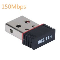 라우터 모뎀 네트워크카드 미니 와이파이 어댑터 150M USB 와이파이 안테나 무선 컴퓨터 네트워크 카드 802.11ngb LAN 안테나 와이파이 어댑터, [01] CHINA, [01] black