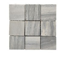 몬테라 조립식 타일 마루 테라스 정원 스웨덴 포세린타일 가든, 구름 회색 9 사각형 격자(11개)_1㎡